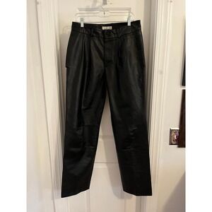 Les Amis Genuine Leather Pants‎